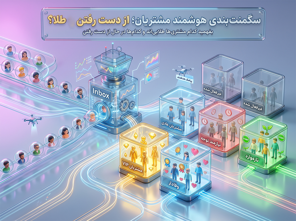 سگمنت‌بندی هوشمند مشتریان؛ بفهمید کدام مشتری‌ها طلایی‌اند و کدام‌ها در حال از دست رفتن