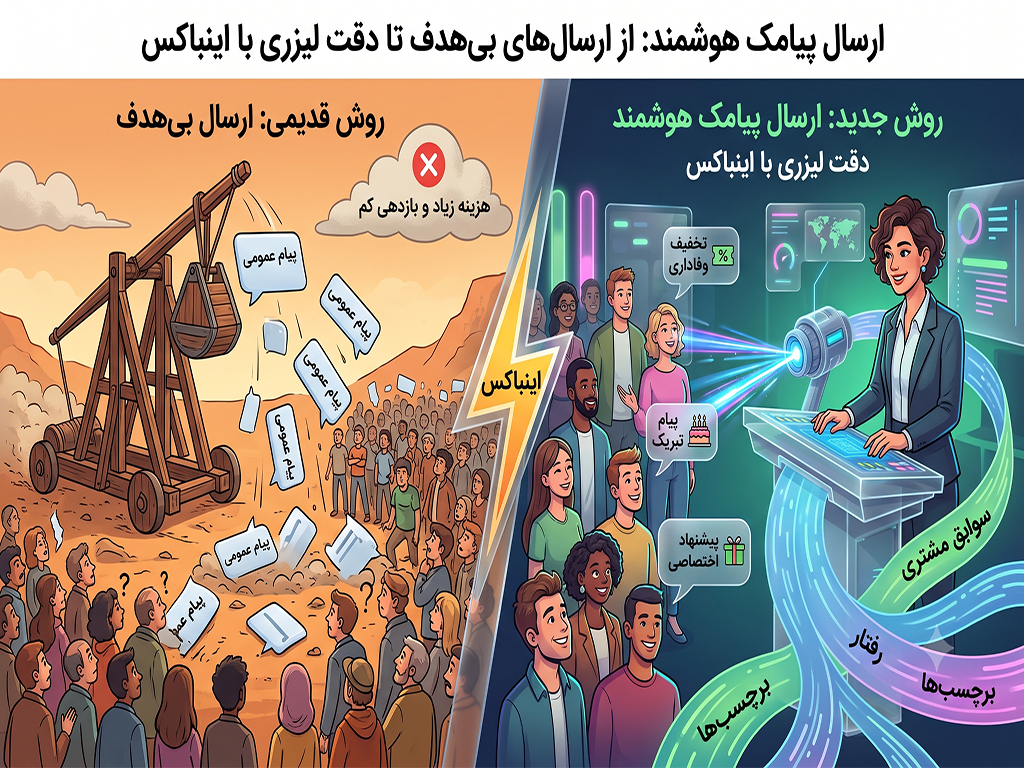 ارسال پیامک هوشمند